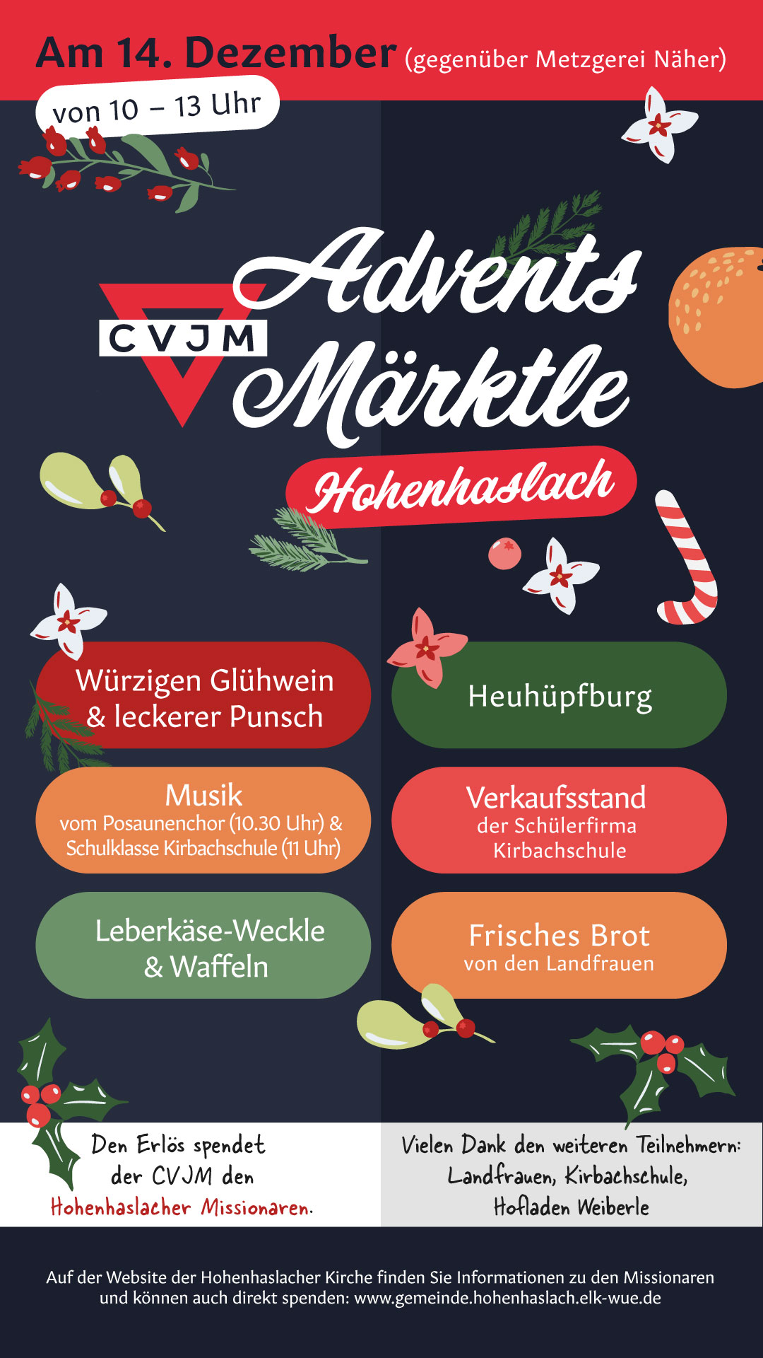 Featured image for “Adventsmärktle am Samstag den 14.12.”